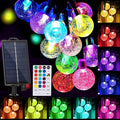 XEWEA Solar String Lights Outdoor 16 Colors 66 LED 39Ft Waterproof Outdoor by XEWEA