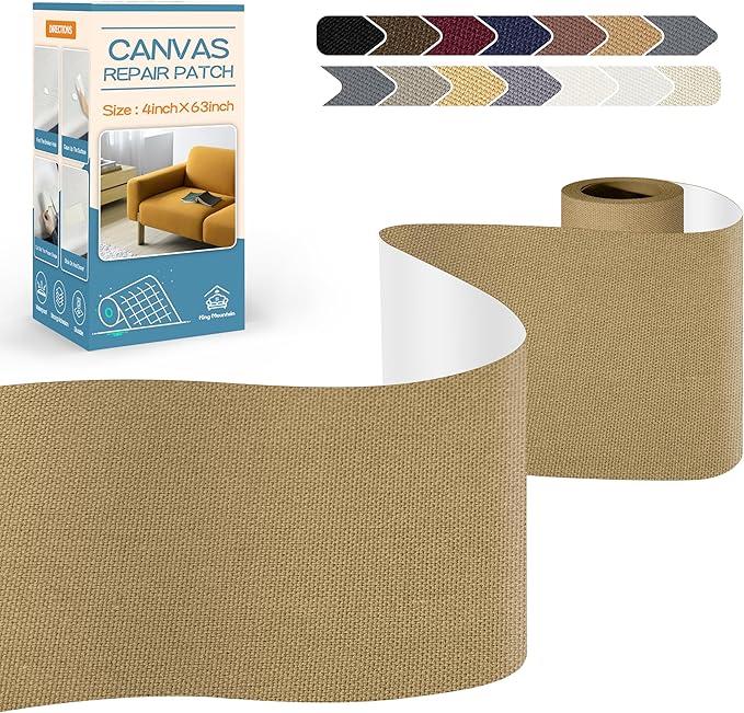 KING MOUNTAIN Canvas Repair Tape, Outdoor Gear Patch, 4×63 Inches, Waterproof by ForABetterHomeLife