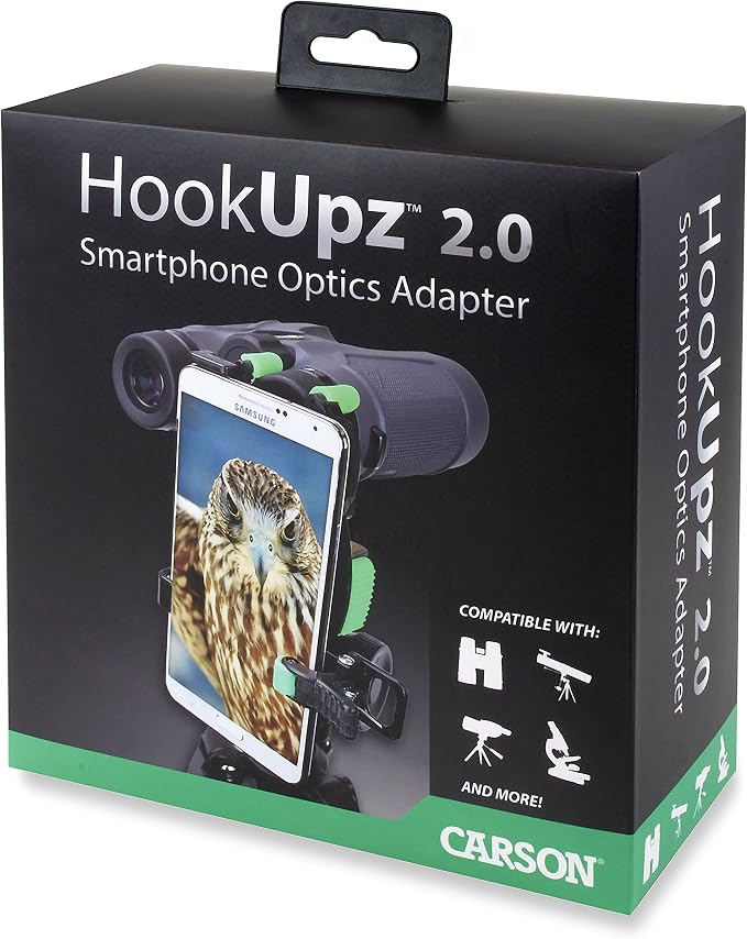 Carson HookUpz 2.0 Universal Smartphone Optics Digiscoping Adapter - Image 8