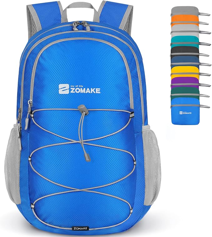 ZOMAKE Lightweight Packable Backpack 28L, Foldable Backpacks Water Resistant by ZOMAKE