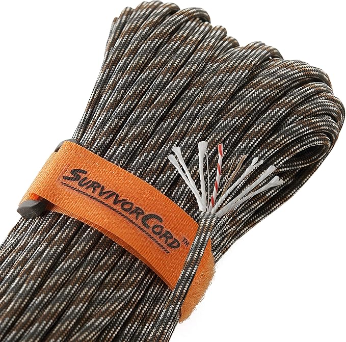 TITAN Survival Patented Paracord 550 - 25ft by SurvivorCord