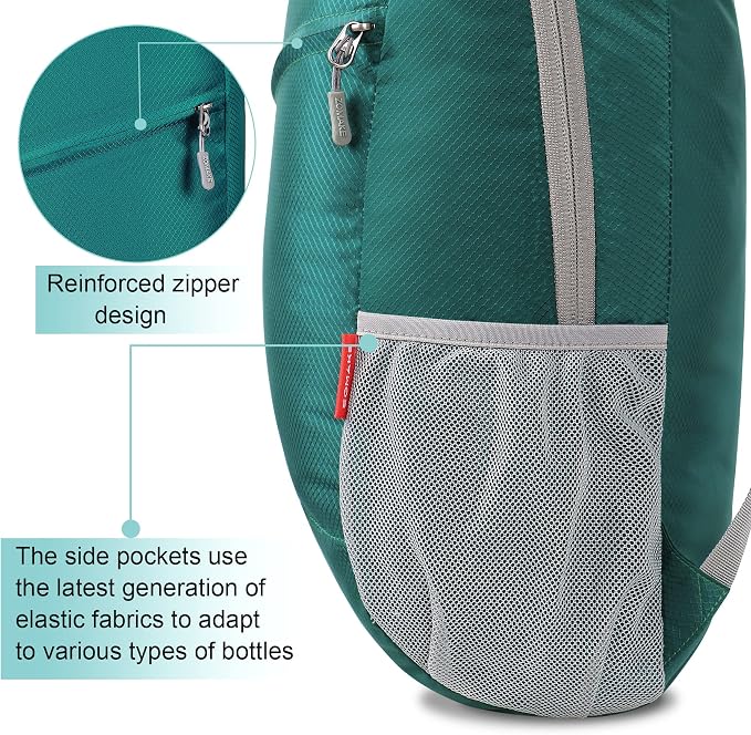 ZOMAKE Lightweight Packable Backpack, Foldable Backpacks Small Daypack - Image 4