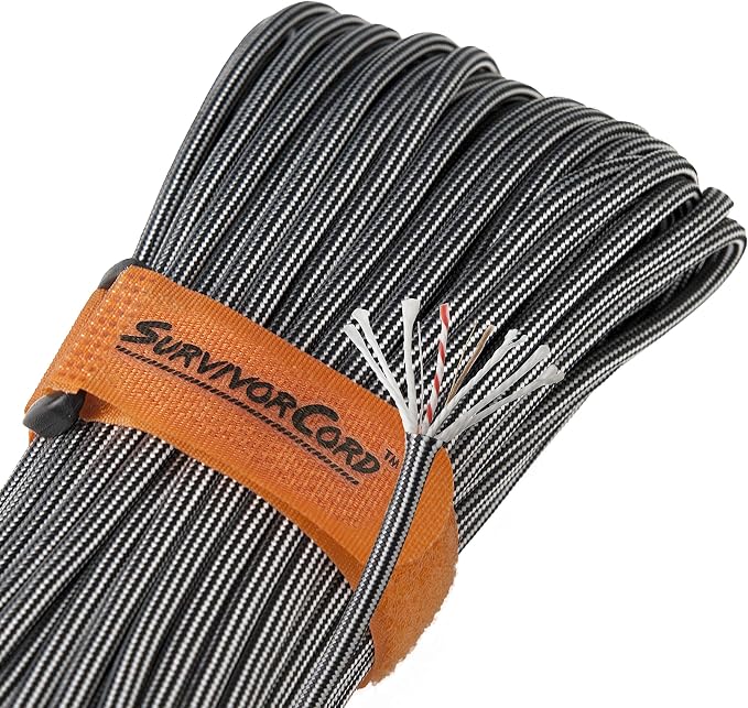 TITAN Survival Patented Paracord 550 - 25ft by SurvivorCord