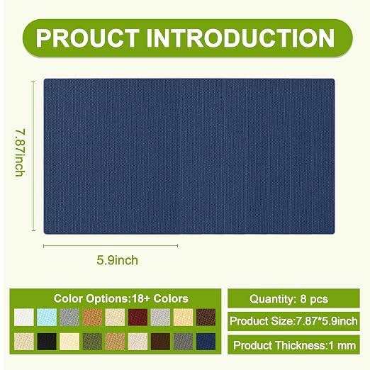 Besezx Canvas Repair Patch, Outdoor Gear Patch, 7.87x5.9 Inches 8PCS, - Image 2