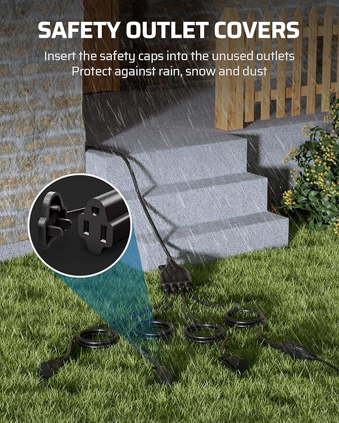 DEWENWILS 46FT Outdoor Extension Cord - Image 5
