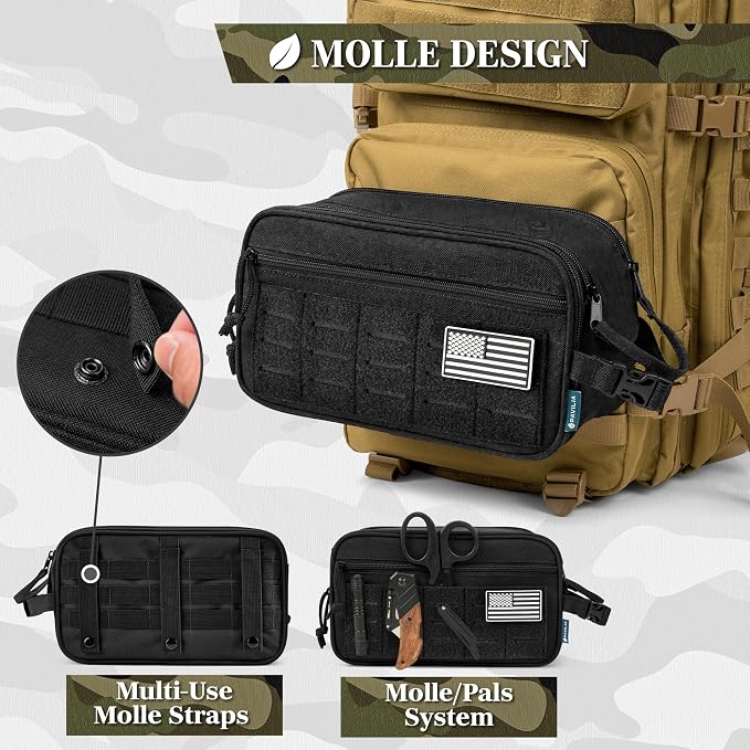 PAVILIA Extra Large Tactical Toiletry Bag - Image 5