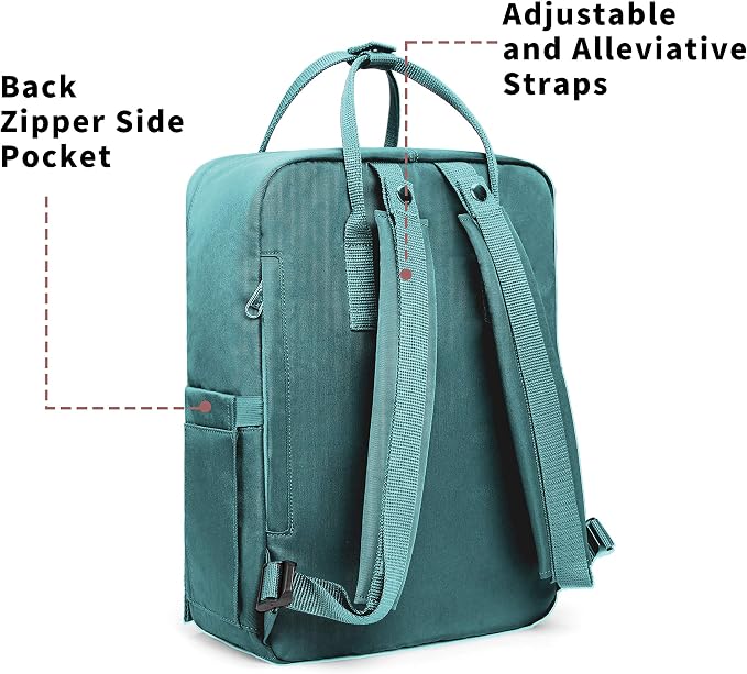 KALIDI Casual Laptop Backpack 15 Inches Classic Camping Rucksack Travel Outdoor - Image 5