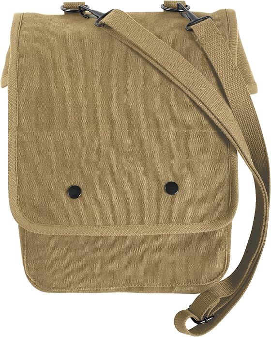 Rothco Canvas Map Case Shoulder Bag – Rugged Crossbody EDC Utility Storage - Image 3