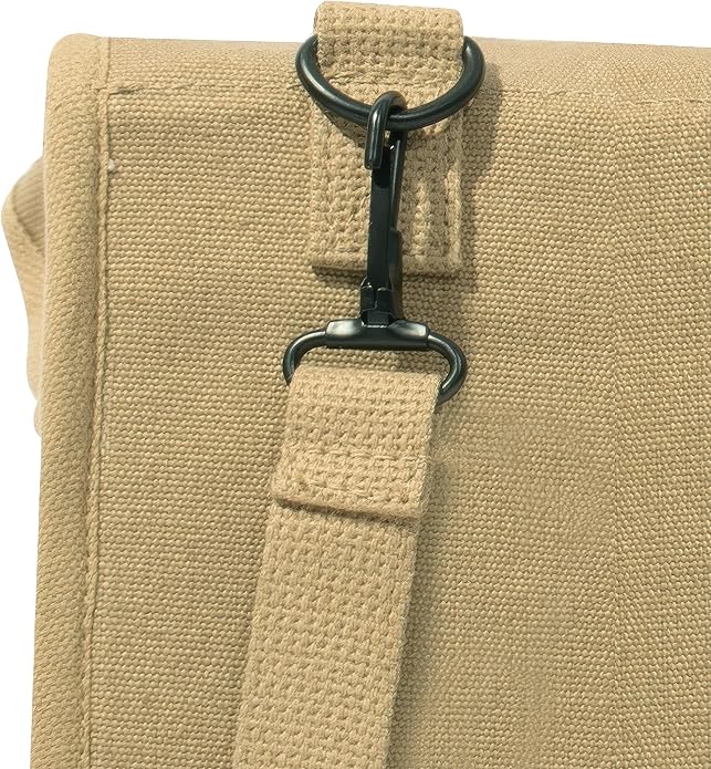 Rothco Canvas Map Case Shoulder Bag – Rugged Crossbody EDC Utility Storage - Image 9