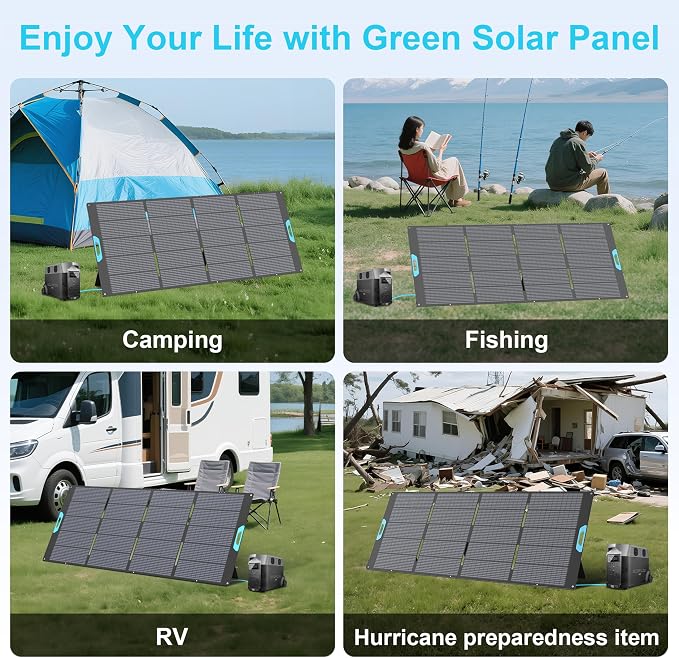 400W Portable Solar Panel for Power Station, 23.5% High Efficiency ETFE - Image 7