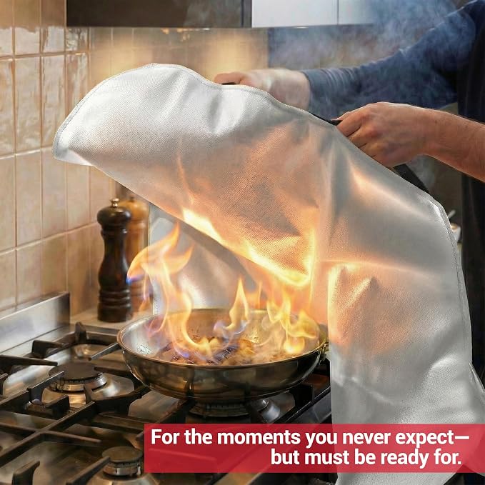 National Park Foundation Partner Emergency Fire Blanket, 40”x40” UM9 Fiberglass - Image 7