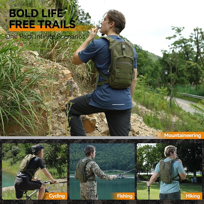 MARCHWAY Tactical Molle Hydration Pack - Image 6