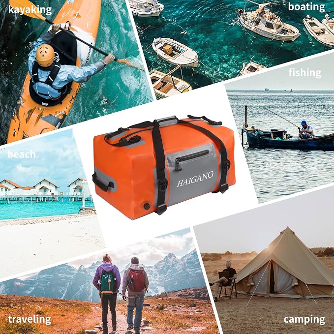 110L Waterproof Duffel Bag Travel Dry Bag, Large Capacity, Adjustable Thickened - Image 8