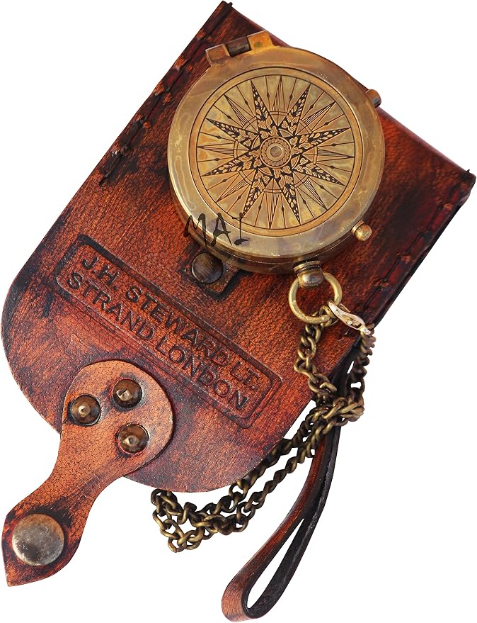 Pocket Compass for Hiking, Survival Instrument Antique “So You Can Always Find - Image 6