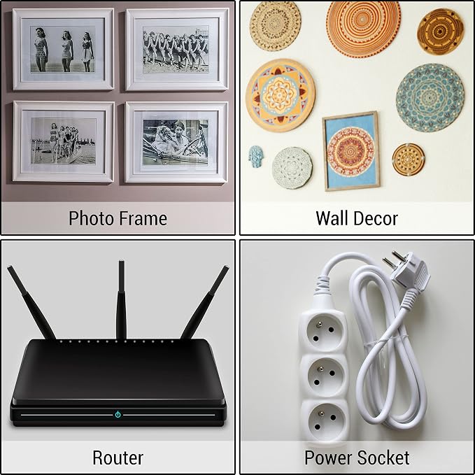 IFAMIO 30 Pack Double Sided Adhesive Wall Hooks Self-Adhesive Nail Free No - Image 5