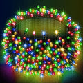 Dazzle Bright Multi-Colored Christmas String Lights, 164ft 2000 LED Waterproof by DazzleBright