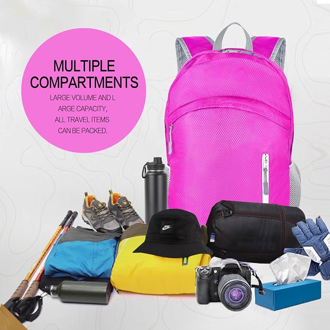 Waterproof Foldable Backpack Dry Storage Lightweight Daypack 35L Outdoor - Image 7