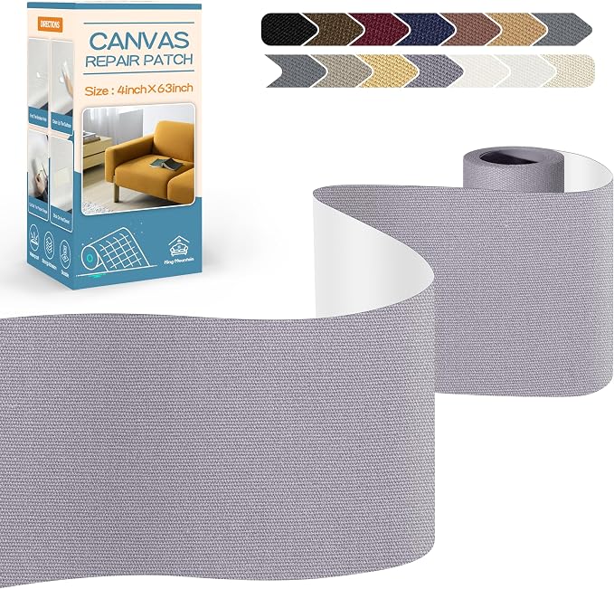 KING MOUNTAIN Canvas Repair Tape, Outdoor Gear Patch, 4×63 Inches, Waterproof by ForABetterHomeLife