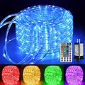 Ollny Rope Lights Outdoor Color Changing, 33FT 100 LED Waterproof Plug in by Ollny