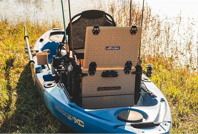 YakAttack BlackPak Pro 13" x 16" Kayak Fishing Crate - Image 4