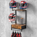 Motorcycle Helmet Holder Wall Mount, Helmet Rack by NANAGIFTREE