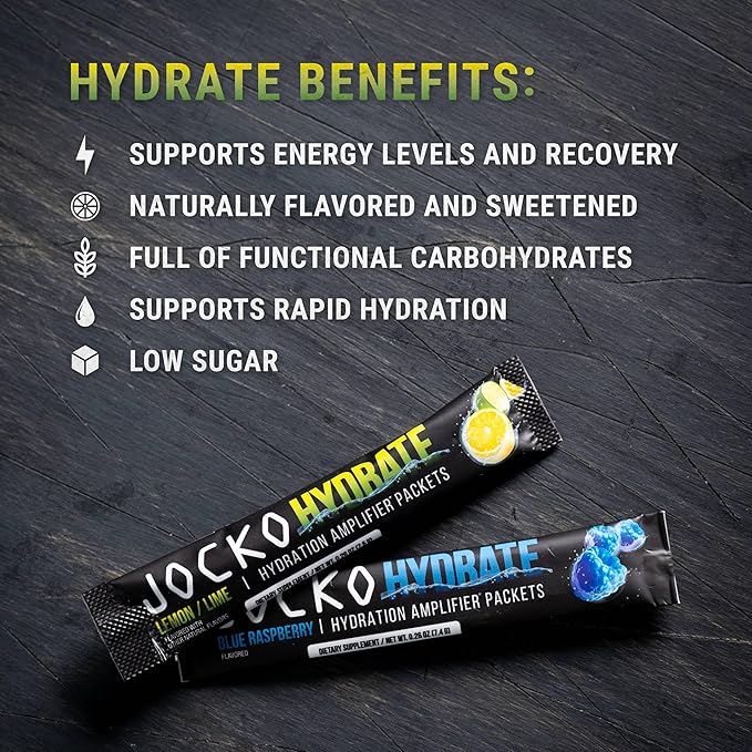 Jocko Fuel Hydrate Electrolytes Powder Packets Low Sugar - Image 3