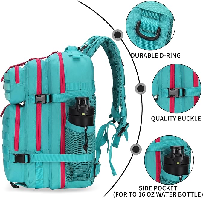 Lovelinks21 25L Tactical Military Backpack Small Travel Rucksack - Image 5