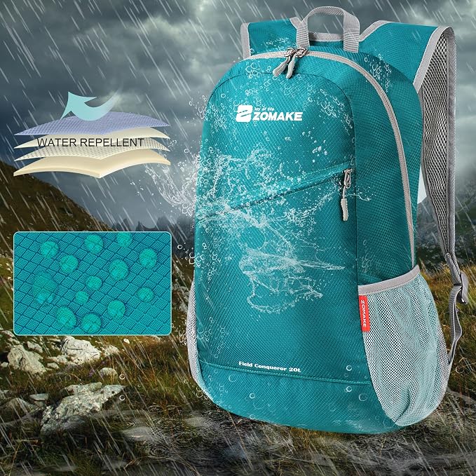 ZOMAKE Lightweight Packable Backpack, Foldable Backpacks Small Daypack - Image 5