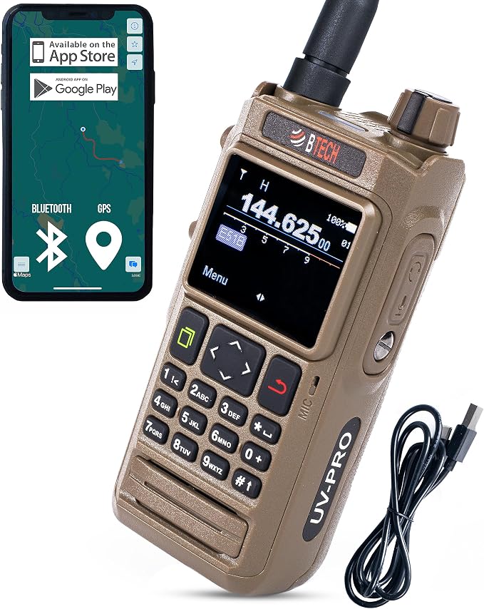 BTECH UV-PRO IP67 Dual Band VHF/UHF Two-Way Radio by BTECH