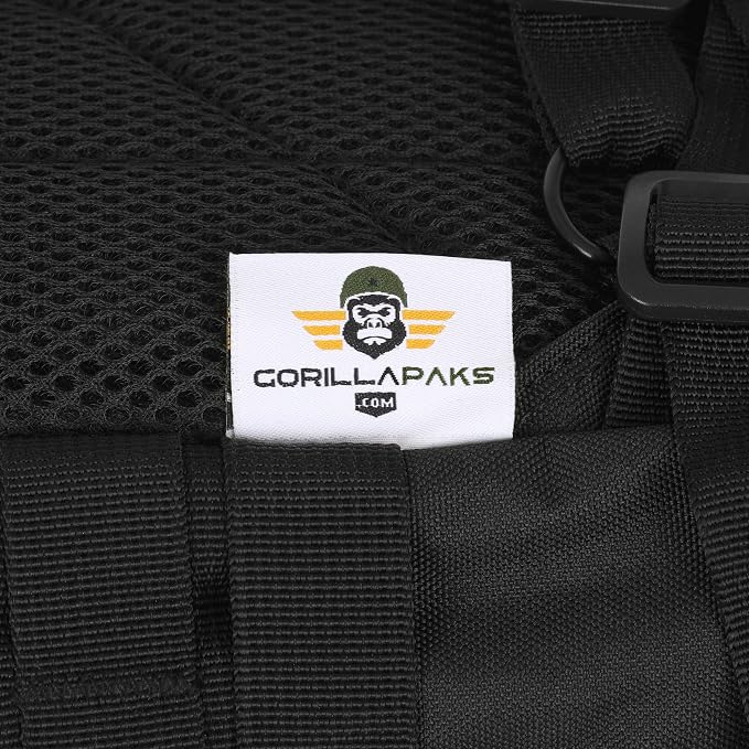 30L Black Tactical Backpack - Image 2