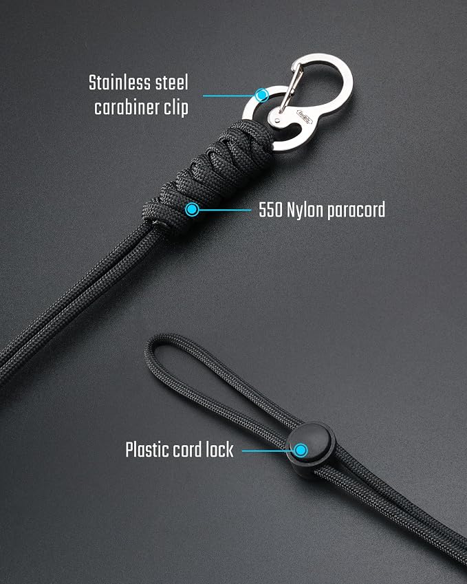 KeyUnity KC01 Braided Paracord Carabiner - Image 4