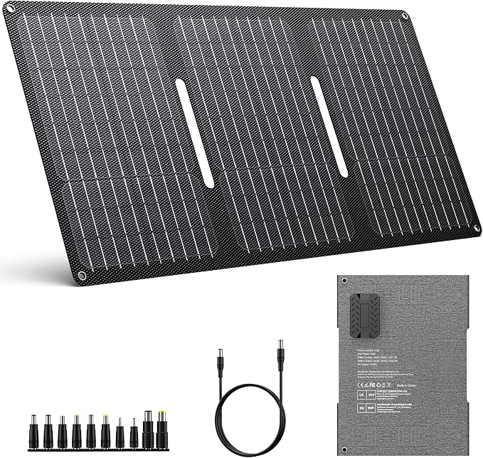 ENOFLO 30W Solar Panel Charger YT30 Foldable Solar Panel IP65 Waterproof Solar by PortablePowerStationSolarGenerators
