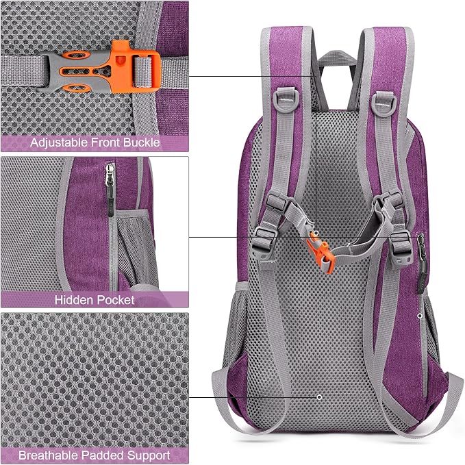 G4Free Mini 10L Hiking Daypack Small Hiking Backpack Cycling Compact Shoulder - Image 5