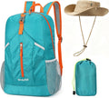 levayhill 25L Foldable Backpack & Bucket Hat 2 IN1 Combo, Lightweight packable by Levayhill