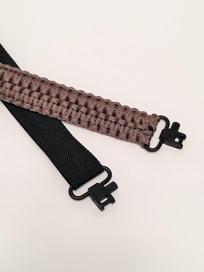 Extra Wide Gun Sling Paracord 550 Adjustable w/Swivels - Image 3