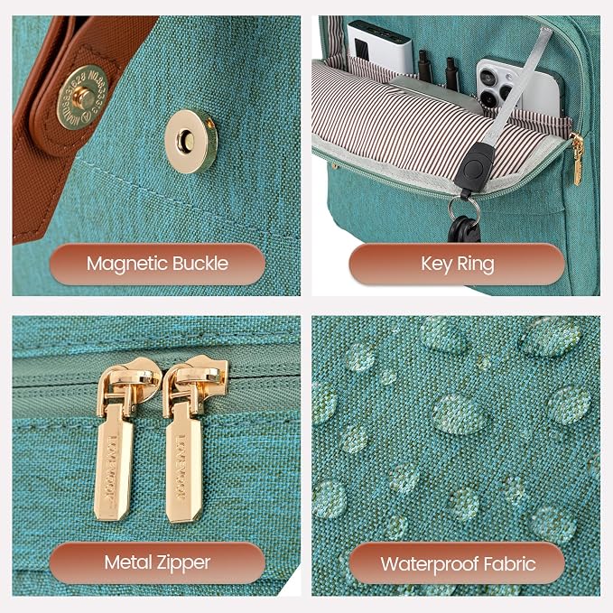 LOVEVOOK Travel Laptop Backpack Purse - Image 4