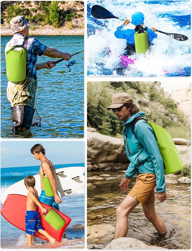 HEETA Waterproof Dry Bag for Women Men, 5L/10L/20L/30L/40L Roll Top Lightweight - Image 5