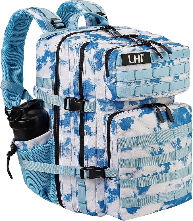 LHI Military Tactical Backpack for Men and Women 45L Army 3 Days Assault Pack by LHI