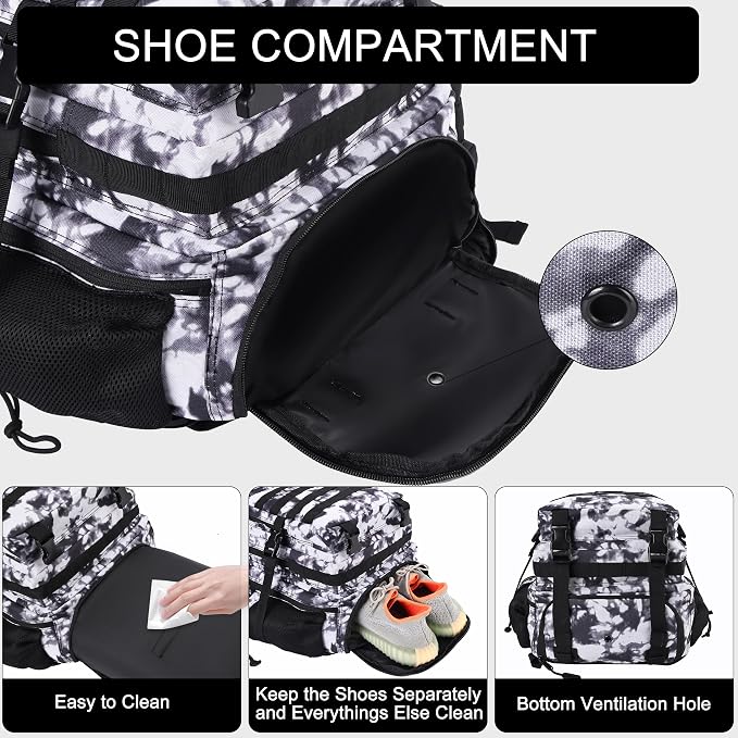 LHI Military Tactical Backpack for Men and Women 45L Army 3 Days Assault Pack - Image 4