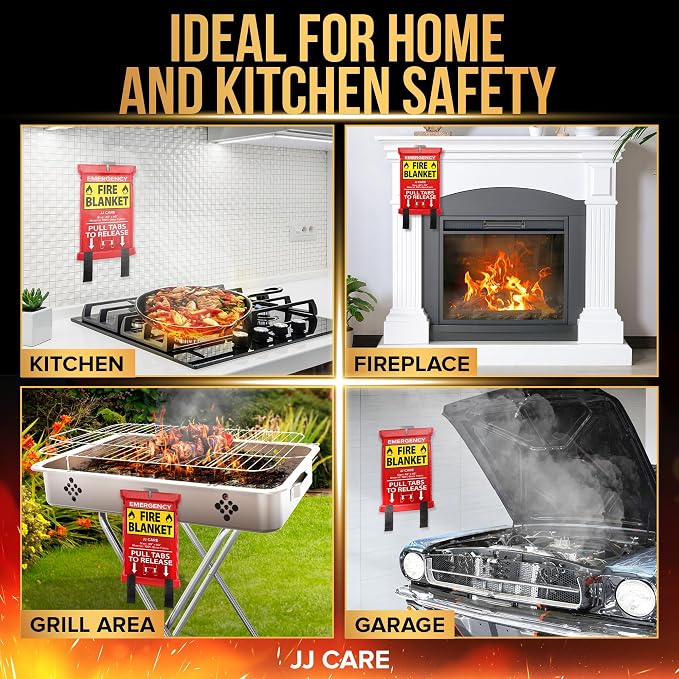 JJ CARE Fire Blanket – 7 Packs - Image 5