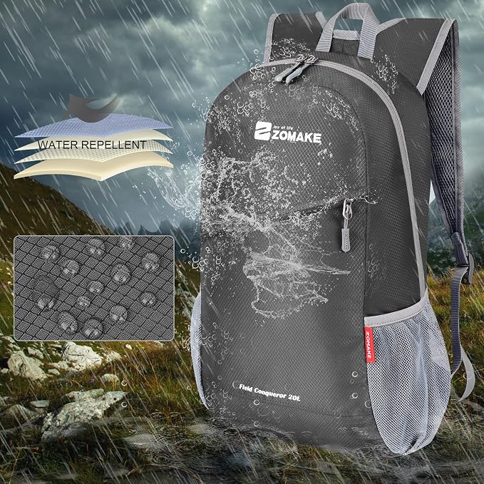 ZOMAKE Lightweight Packable Backpack, Foldable Backpacks Small Daypack - Image 5
