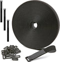 1" x 40ft Nylon Hook and Loop Cable Straps Roll by NBTORCH