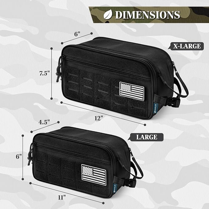 PAVILIA Extra Large Tactical Toiletry Bag - Image 6