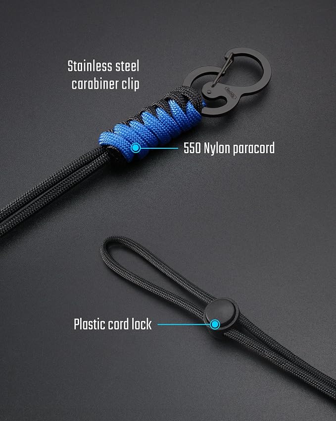 KeyUnity KC01 Braided Paracord Carabiner - Image 4