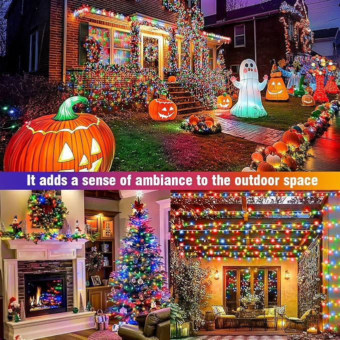 210 LED 4-Color Outdoor Easter String Lights, Seasonal Fairy Lights - Image 8