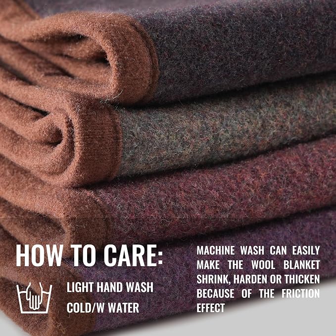 ACUSHLA 80% Merino Wool Camp Blanket - Image 6
