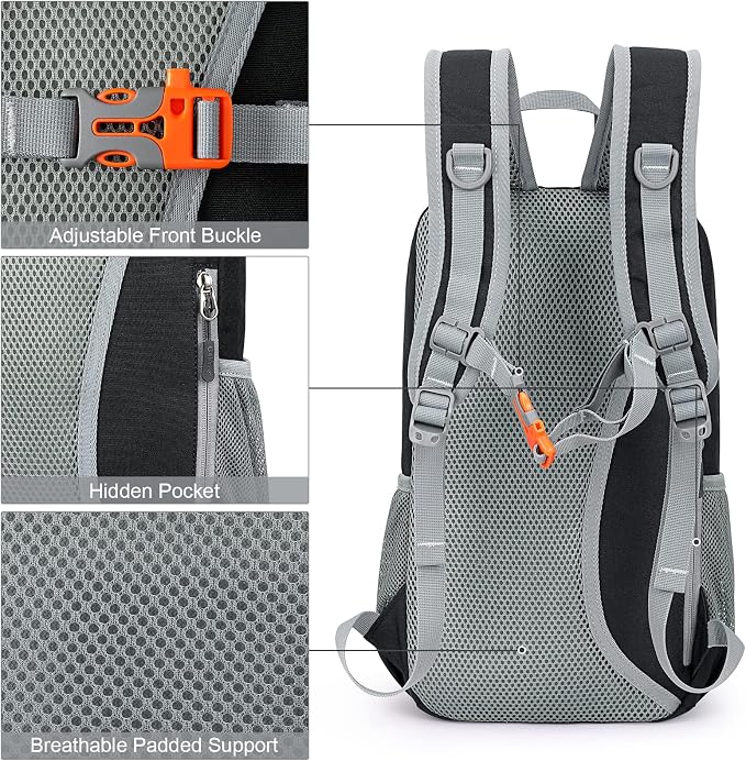 G4Free Mini 10L Hiking Daypack Small Hiking Backpack Cycling Compact Shoulder - Image 6