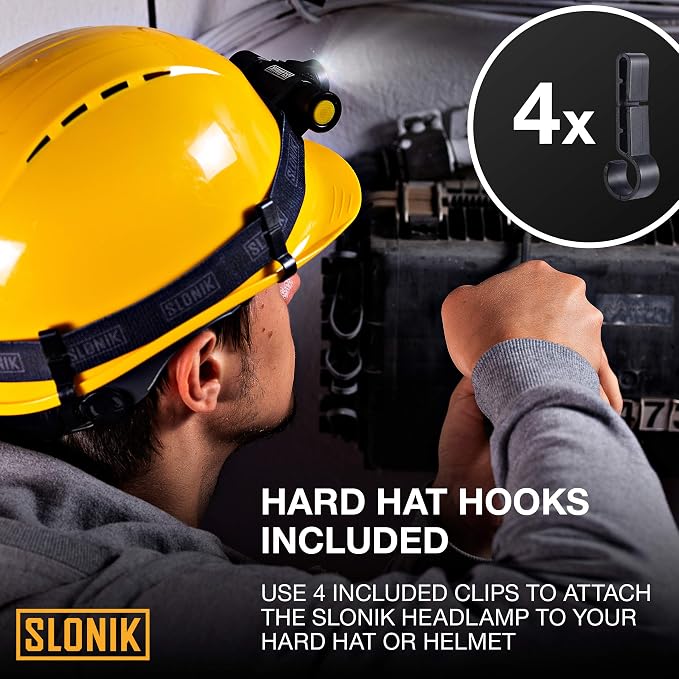 SLONIK Rechargeable Headlamp Flashlight - Image 6
