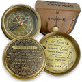 Brass Compass Gift to My Son Never Forget I Love You, Sentimental Keepsake from by MAH