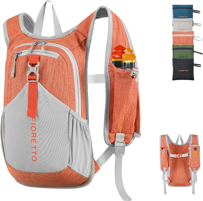 FIORETTO 10L Lightweight Packable Hiking Backpack Small Foldable Daypack by FIORETTO